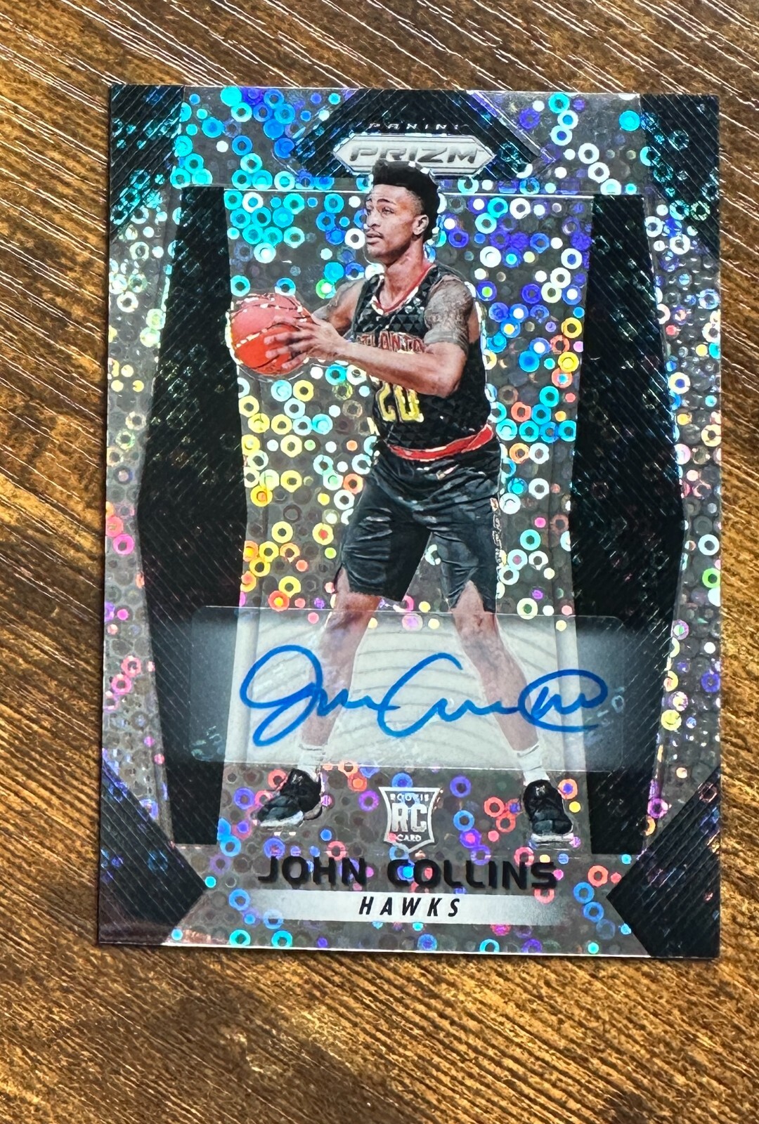 2017-18 Panini Prizm Autographs Fast Break #109 John Collins RC #X8052