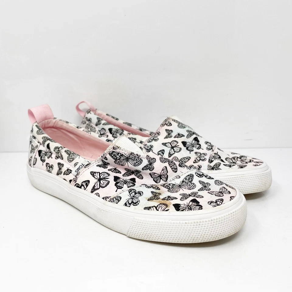 Zapatos informales sin cordones blancos Toms Girls Alpargata Fenix 10019844 talla 2,5 Foto 2 de 4