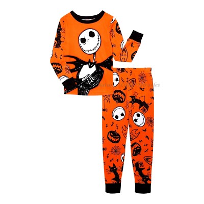 The Nightmare Before Christmas Boys pajamas set Halloween size 4- 10 kids  Girls