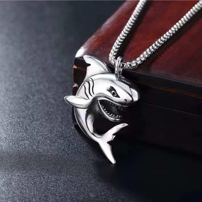 Silver 2024 shark chain