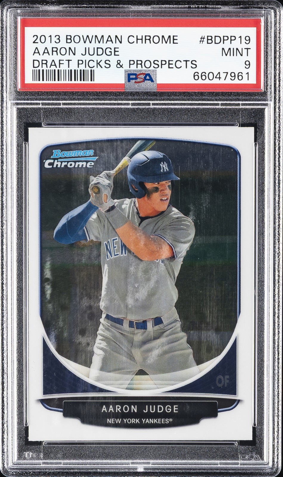 2013 BOWMAN CHROME DRAFT PICKS & PROSPECTS #BDPP19 AARON JUDGE PSA 9