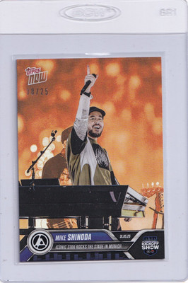 24-25 Topps Now UEFA UCL #167 Mike Shinoda Linkin Park ORANGE 08/25 Linkin Park