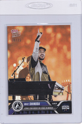24-25 Topps Now UEFA UCL #167 Mike Shinoda Linkin Park ORANGE 08