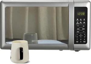 MW7601SL Four à micro-ondes avec porte en verre miroir lisse, 700W,