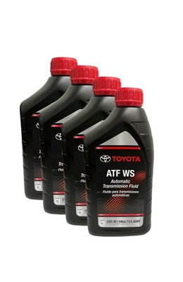 4 Quart Genuine Toyota ATF WS Automatic Transmission Oil Fluid ATFWS 00289-ATFWS