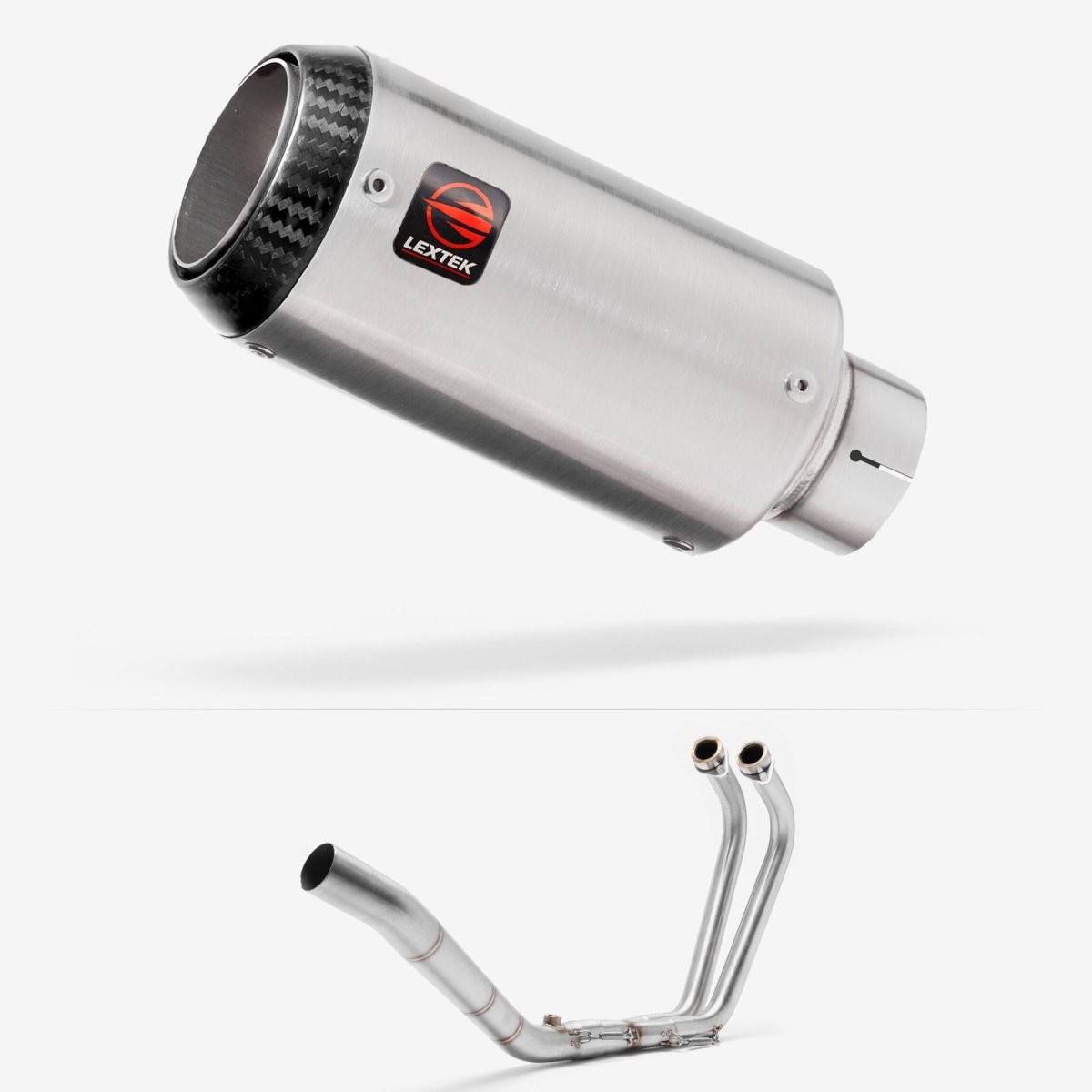 Lextek Stainless Steel CP1 Matt 150mm Exhaust System for Yamaha YZF R3 (15-18)