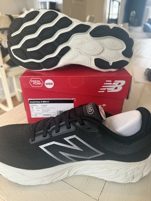 Womens New Balance Fresh Foam X 880v14 Black/White - Size 10W - NEW IN BOX