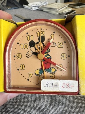 Disney Mickey Mouse Vintage Germany  Alarm Clock. 