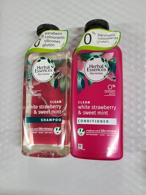 Herbal Essences White Strawberry & Sweet Mint Shampoo & conditioner 400ml NEW