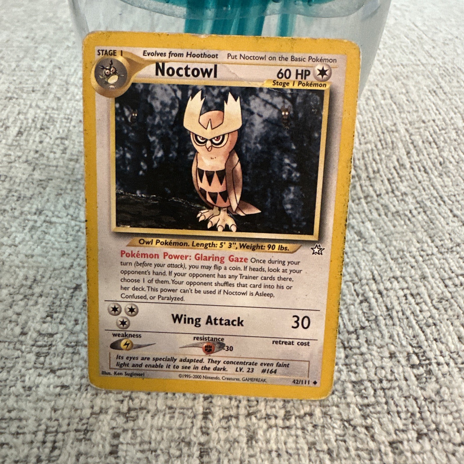 Pokemon Neo Genesis Uncommon Noctowl 42/111 - Near Mint (NM)