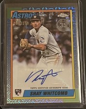 2025 Topps Series 1 Silver Pack Shay Whitcomb Auto /299 RC 1990
