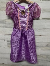 Disney Princess Rapunzel Costume Girls Size 4-6x Dress Up Dress GUC