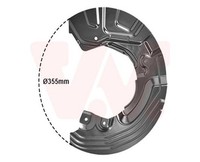 VAN Wezel Spritzblech Bremsscheibe Vorne Rechts FüR BMW 3Er Touring 0628372