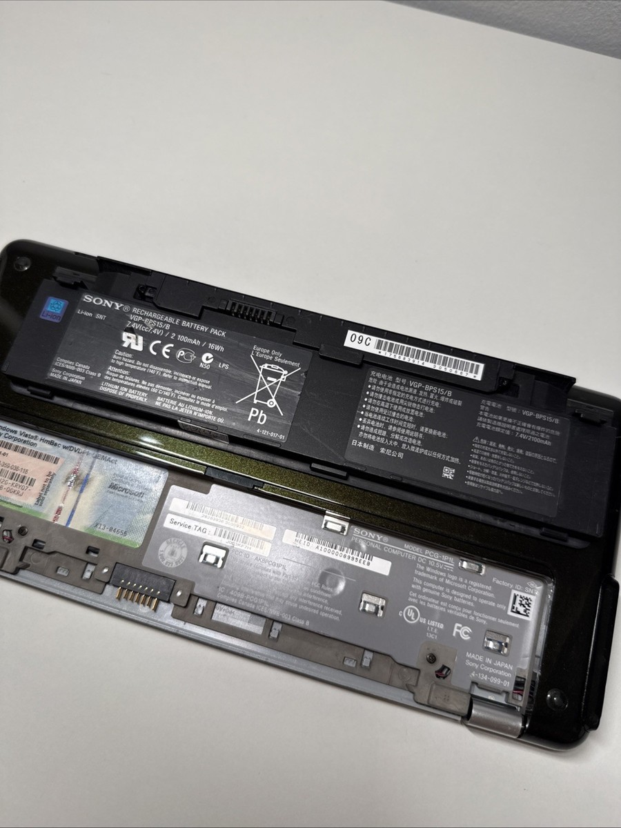 SONY VAIO Type P VGN-P530H Win Vista PC Computer mini Laptop