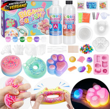 Großes DIY Squishy Set mit Leuchtpulver & Fo...