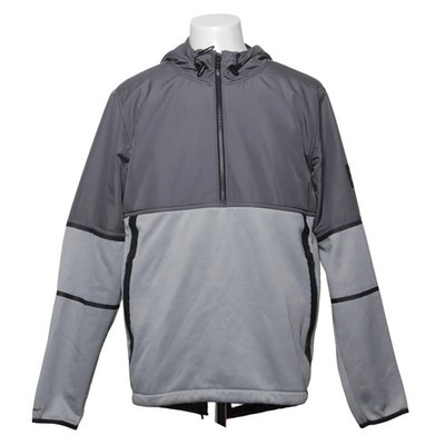 Under Armour, Kapuzenpullover, Größe: L, Grau, Polyester, Einfarbig, Fleece #68j