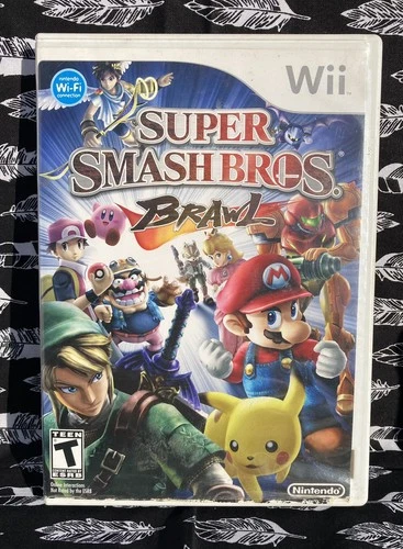 Super Smash Bros Brawl For Nintendo Wii Disc & Case Tested Working