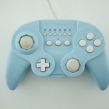 HORI Classic Gaming Controller GameCube Style Blue For Nintendo Wii