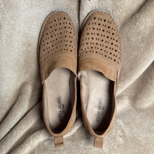 JOSEF SEIBEL Sofie 27 Casual Shoe Leather Slip On Tan Designer Women's 42 US 11 - Bild 6 von 8