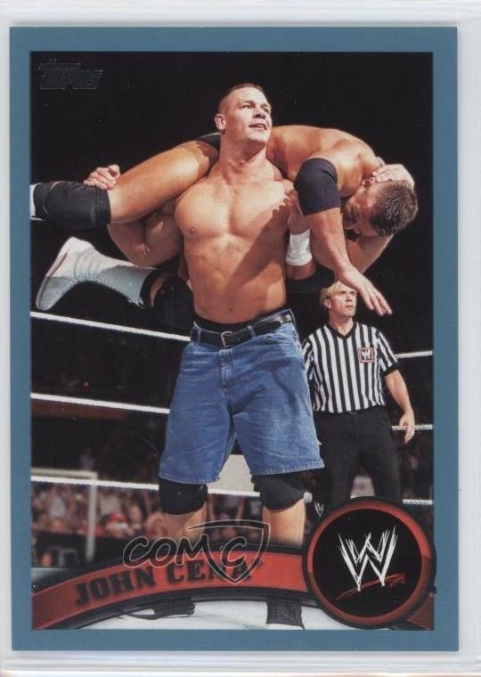2011 Topps WWE Blue 1884/2011 John Cena #1 0c3