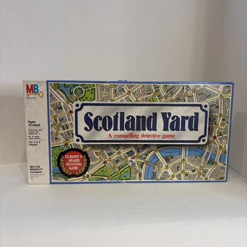Vintage 1985 Milton Bradley Scotland Yard Board Game