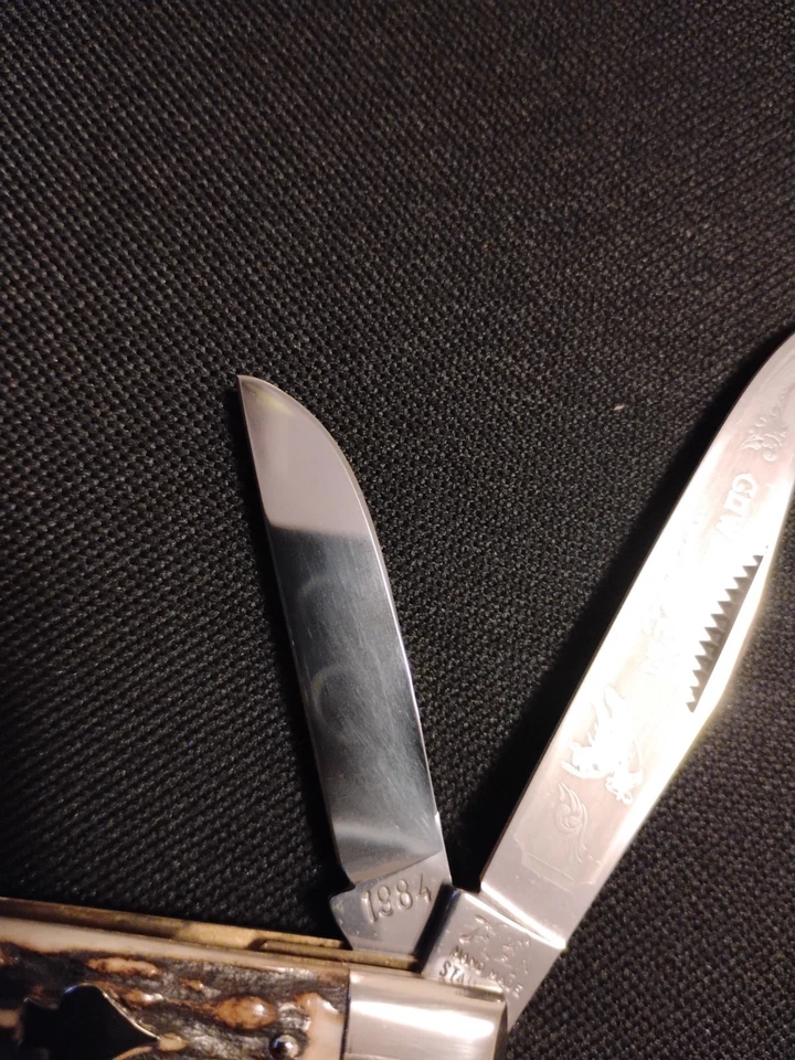 1984 BULLDOG BRAND SOLINGEN GERMANY STOCKMAN COWBOY'S PET - Image 4 of 4