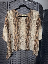 Show me your MuMu Snake skin top Small