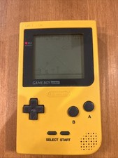 Nintendo Gameboy Pocket Yellow Tested And Working