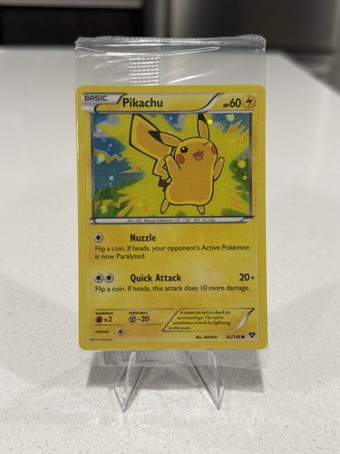 Pikachu Holo Limited Movie Promo #42/146 Pokemon XY Factory Sealed 1
