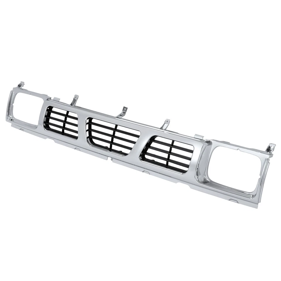 Se adapta a Nissan D21 1993-1997/pickup parrillas cromadas pintadas de repuesto Foto 4 de 4