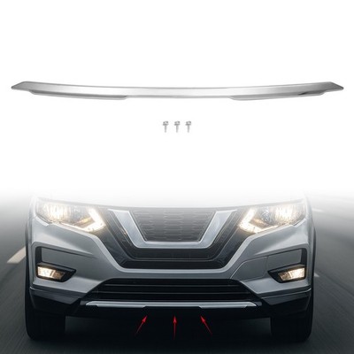 For Nissan Rogue 2017-2020 Chrome Front Lower Bumper Trim Grill Molding Moulding