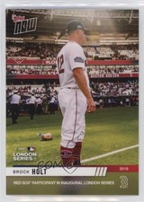 2019 Topps Now London Series Brock Holt #LS-6 6ke