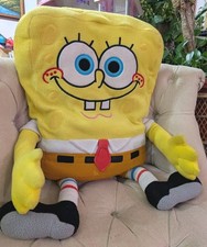 Vintage Nickelodeon SpongeBob Square Pants Large 26" Tall Plush - 2002