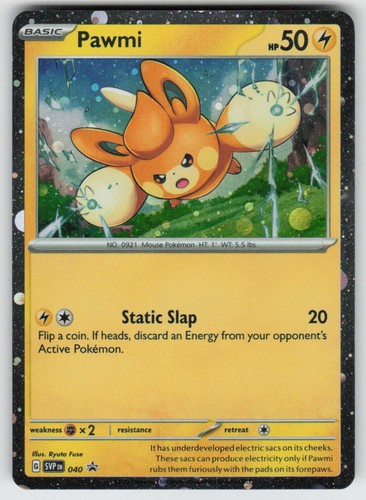 Pawmi (Cosmos Holo) 040 Promo Scarlet & Violet Promo Pokemon Near Mint