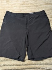 Men  s PGA Tour Premium Active Waistband Performance Shorts Black Size 38.