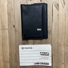 1998-2005 TOYOTA LANDCRUISER OWNERS MANUAL HANDBOOK & WALLET print 2000 Ref23855