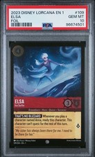2023 Disney Lorcana First Chapter En 1 109 Elsa Foil PSA 10 Gem