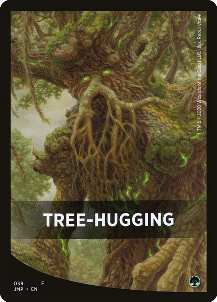 Tree-Hugging Theme Card - 39 - NM - Token - Jumpstart-Magic
