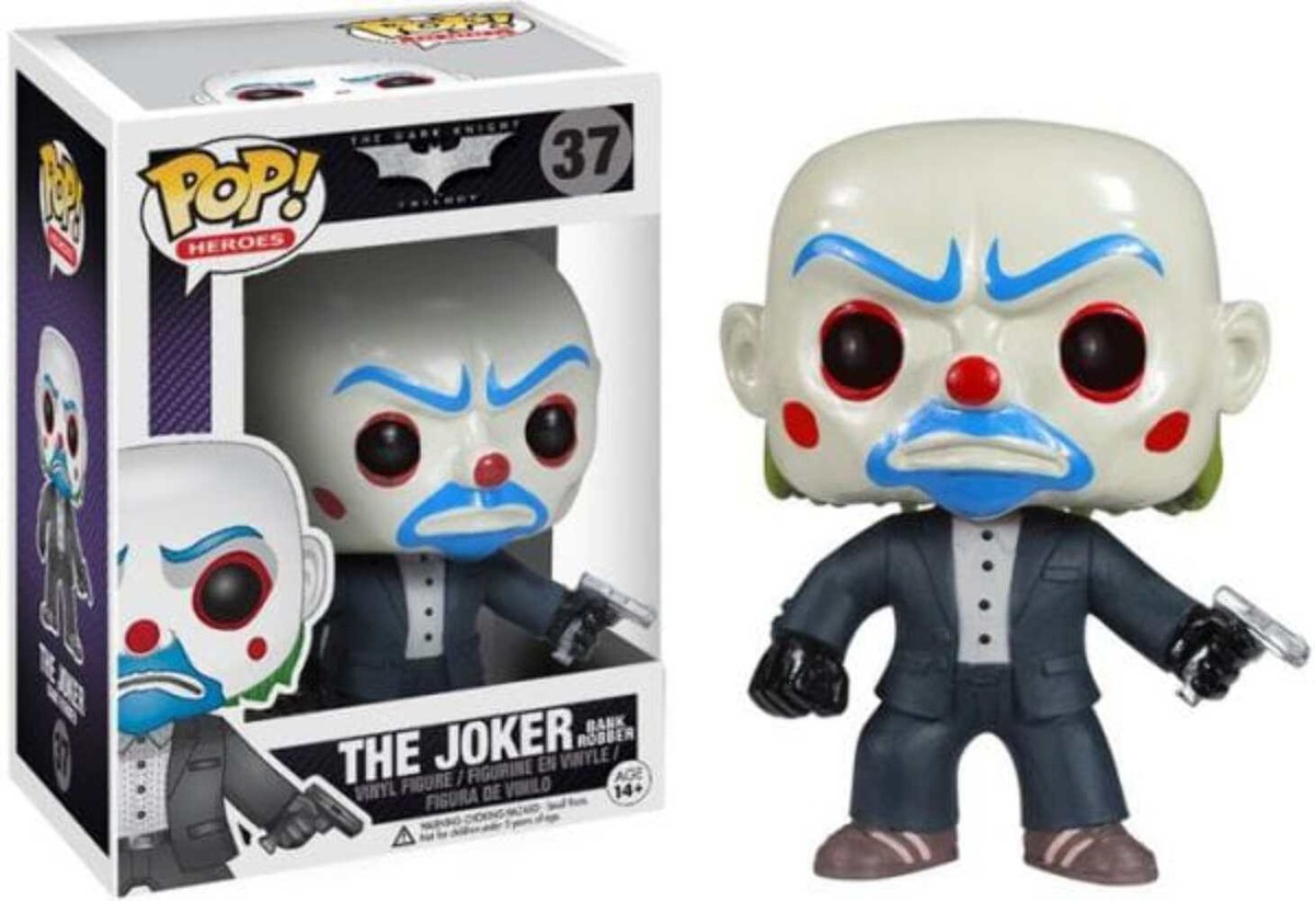 Funko PoP！　ダークナイト　トリロジー　ジョーカー　銀行強盗　未開封 Funko Pop! Vinyl: DC Universe - The Joker (Bank Robber) #37 for