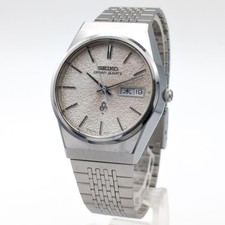 Seiko Grand Quartz 4843 8050 Mens Wristwatch Snowflake Dial wrist 20cm 2