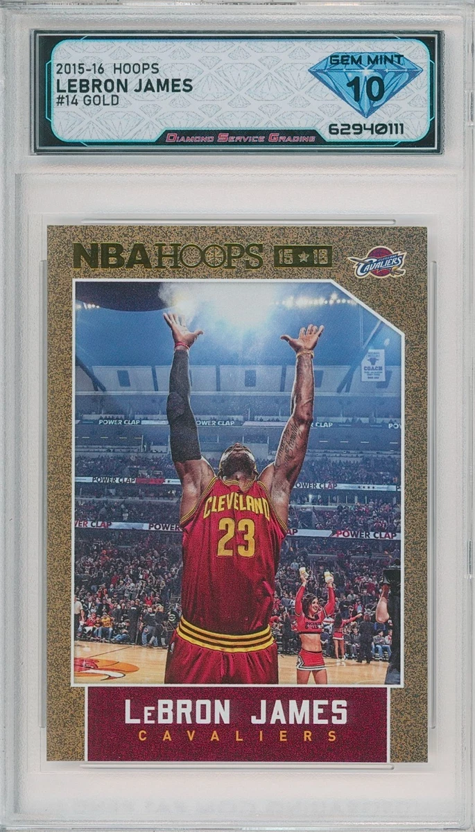 LeBron James Basketball Grade 10 2015-16 Season Sports Trading