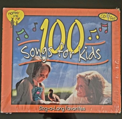 Mommy and Me: 100 Songs for Kids [Box] by The Countdown Kids (CD, Mar-2001) 4 CD