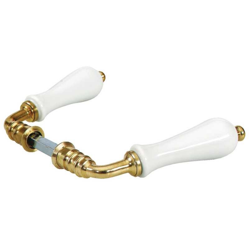 Poignée qui bouge ? Fixez la béquille double Poire laiton MERIGOUS V6342 7mm