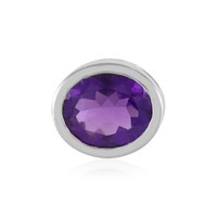 Cavill Ring 925 Sterlingsilber Sambia Amethyst 3,85Ct Oval Damen Schmuck