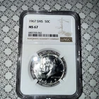 1967 MS67 SMS Half Dollar NGC