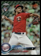 2018 Topps Chrome Felix Jorge #127 RC Minnesota Twins Rookie