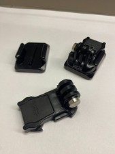 GoPro OEM Quick Release Mounting Buckles  Flat Adhesive Mount Lot of 3