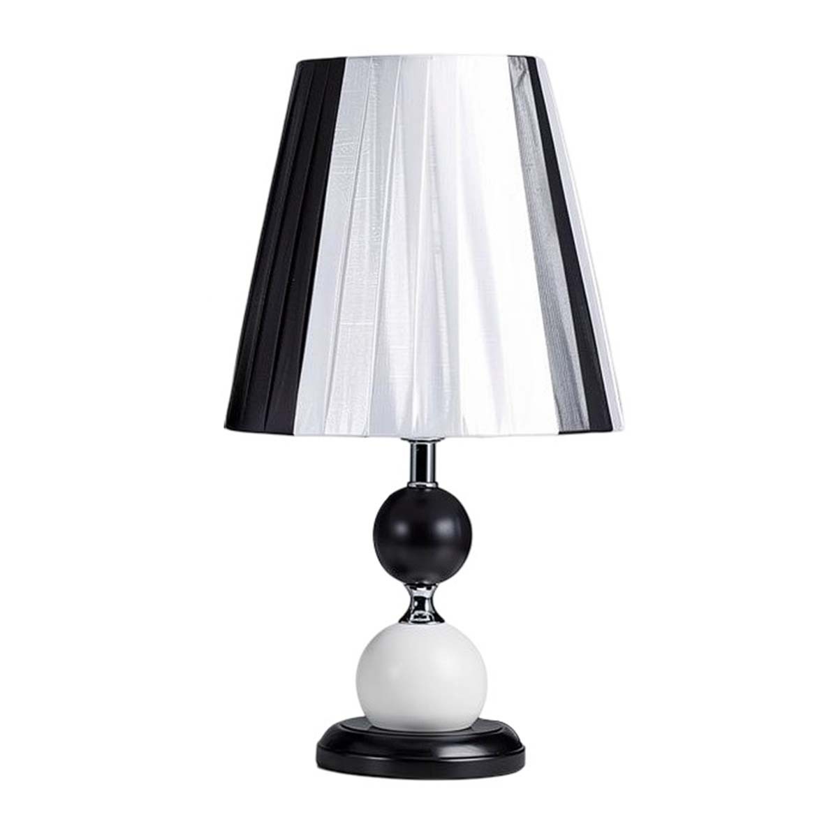 Lampe de table LED E27 à intensité variable avec abat-jour en tissu beige