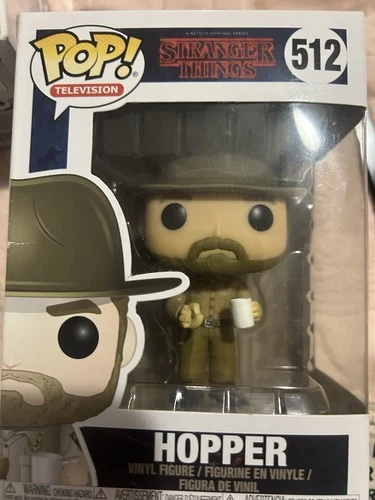 Funko Pop! Vinyl Stranger Things Hopper #512 Television Figure Original Unopened