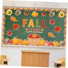 Fall Bulletin Board Decor, Maple Leaf Classroom Wall Set - Fall Harvest Theme